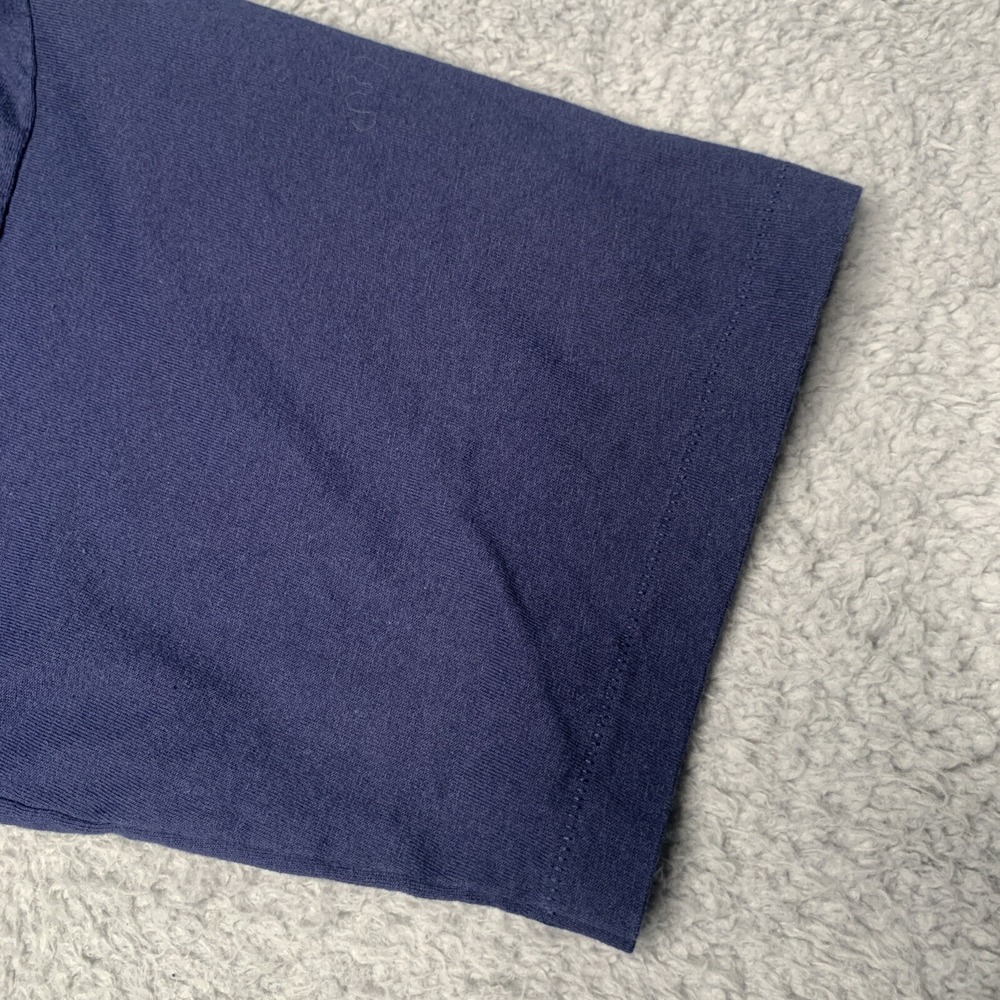 VTG 90's Georgetown Hoyas College Basketball T Shirt Sz L Made USA Single Stitch - Picture 4 of 10